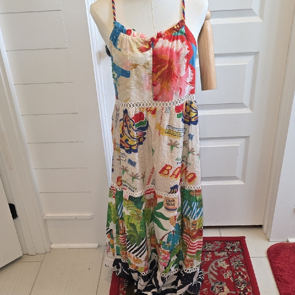 FARM Rio Colorful Patchwork Maxi Dress - Picture 7 of 8